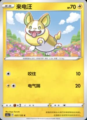 Yamper — C 037/135 (Sword & Shield Era)