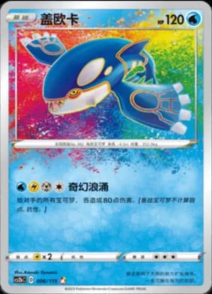 Kyogre — A 006/115 Holo (Sword & Shield Era)