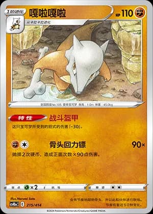 Marowak — 215 Holo (Sword & Shield Era)
