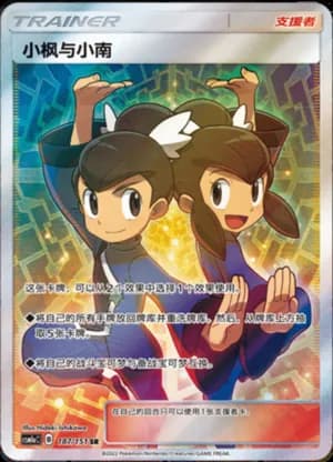 Tate & Liza — SR 187/151 Holo (Sun & Moon Era)