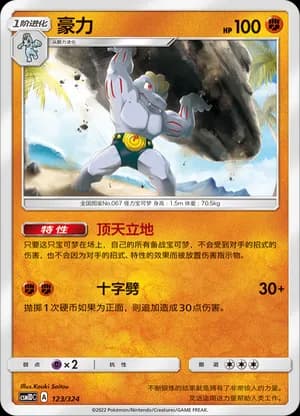 Machoke — 123 (Sun & Moon Era)