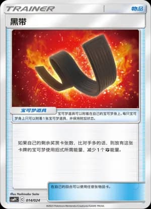 Karate Belt — 014 Holo (Sun & Moon Era)