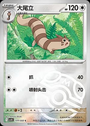 Furret — C 177 Master Ball (Scarlet & Violet Era)