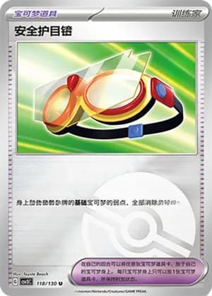 Protective Goggles — U 118/130 Poké Ball (Scarlet & Violet Era)