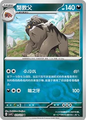 Mabosstiff — U 079/129 Master Ball (Scarlet & Violet Era)