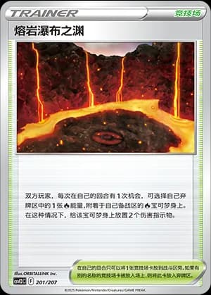 Magma Basin — 201 Holo (Scarlet & Violet Era)