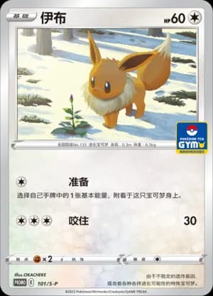 Eevee — PROMO 101 Holo (Sword & Shield Era)