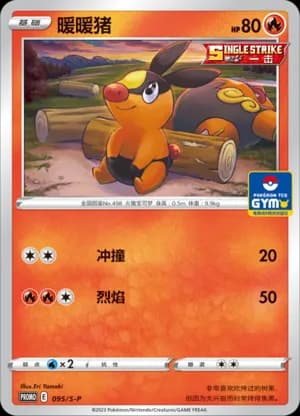Tepig — PROMO 095 Holo (Sword & Shield Era)