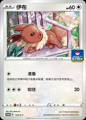 Eevee — PROMO 123 Holo (Sword & Shield Era)