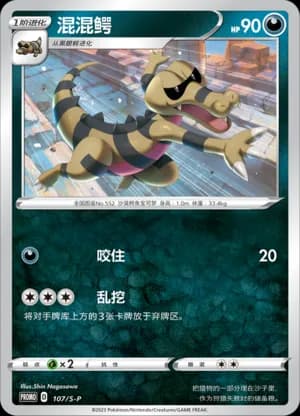 Krokorok — PROMO 107 Holo (Sword & Shield Era)